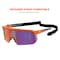 Ergodyne AEGR-AFASM, Safety Glasses, Anti-Scratch & Fog-Off+, Orange Mirror Lens, Orange Frame, Half-Frame AEGR-AFASM - alternate 4